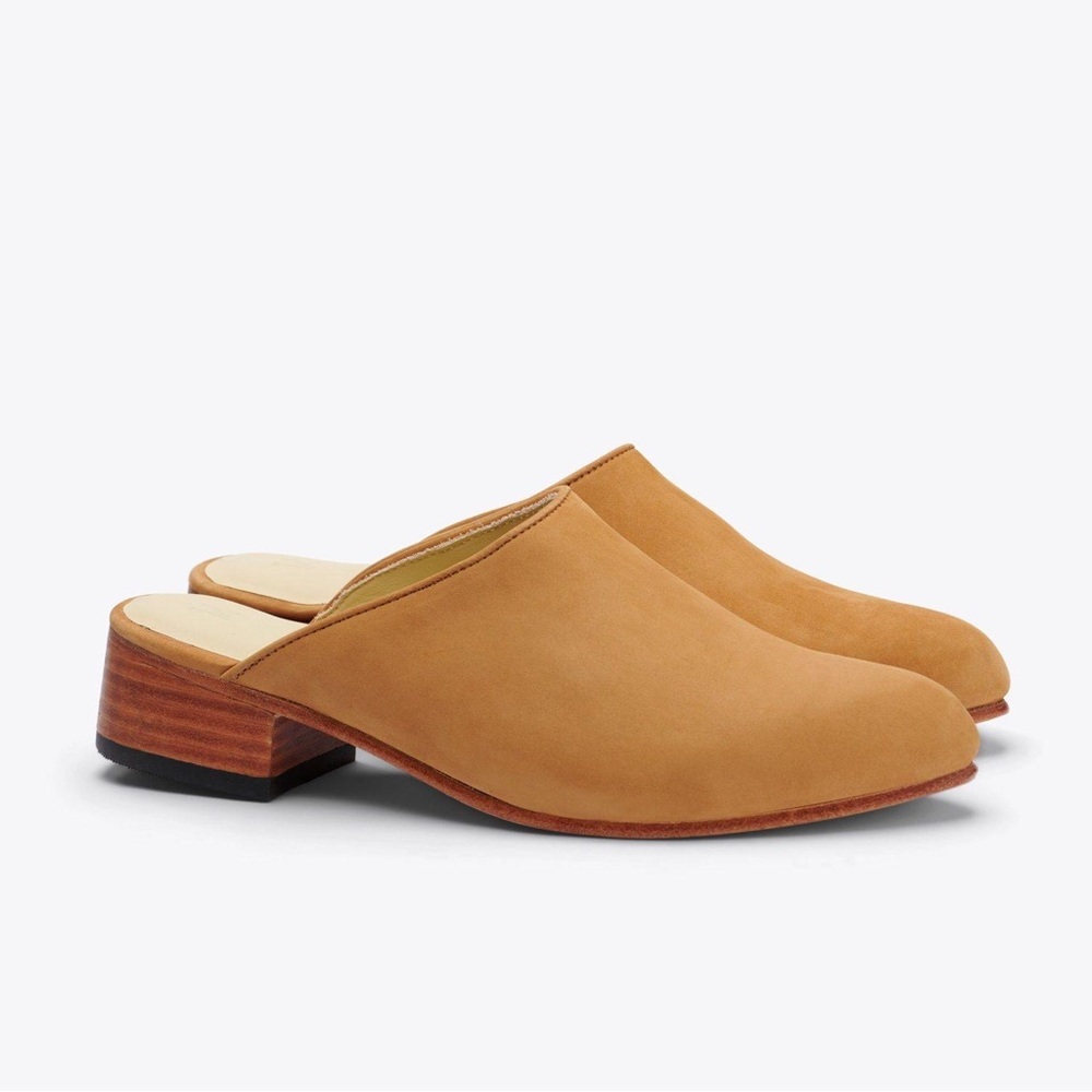 Mariella mule in nubuck leather